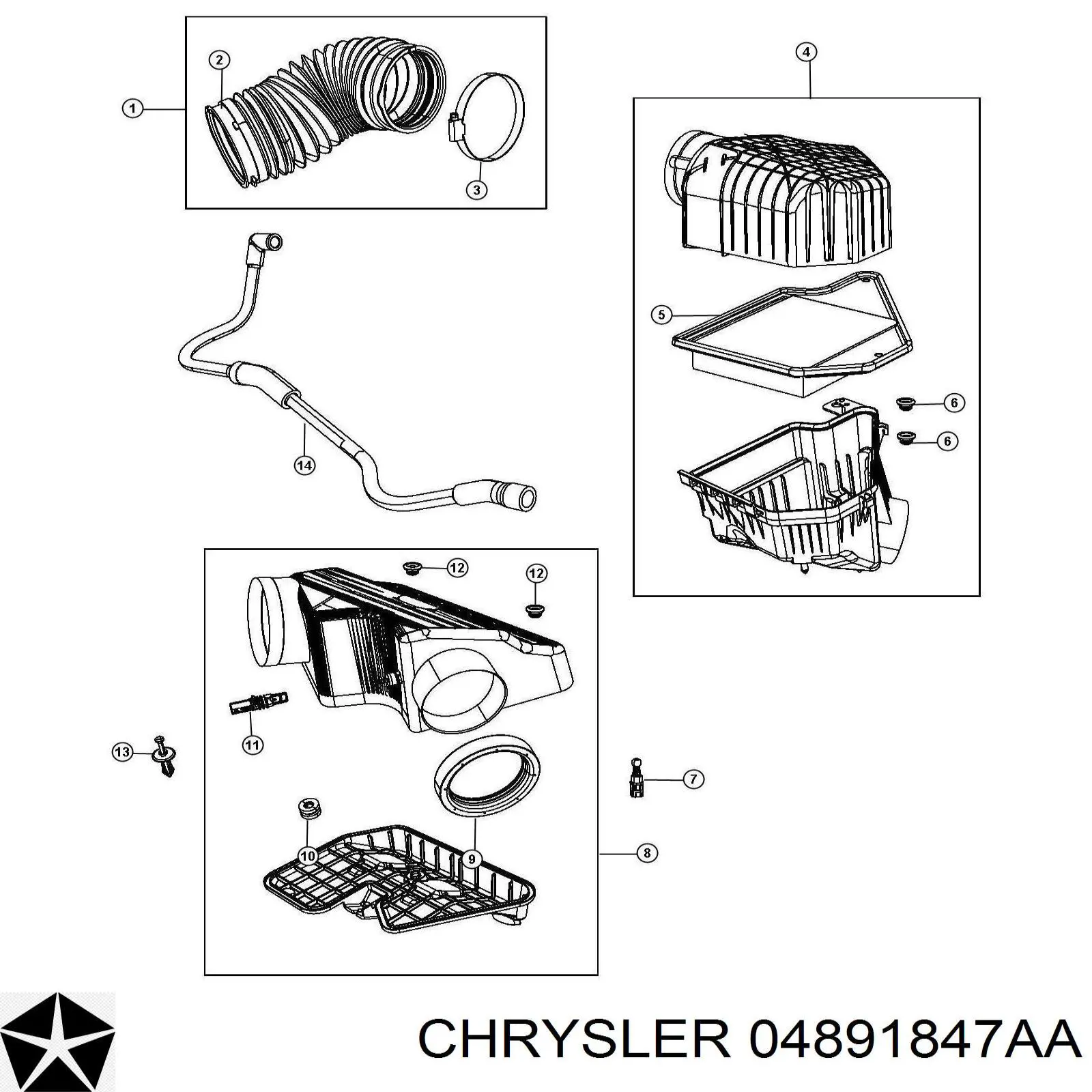 04891771AA Chrysler 