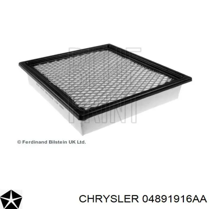 Купити 04891916AA Chrysler Автомобільний фільтр повітря