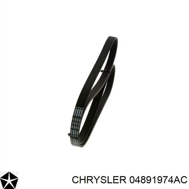 Ремінь генератора 04891974AC Chrysler