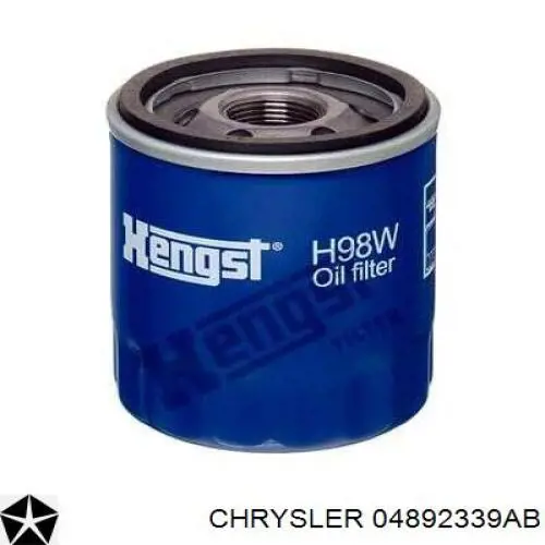 Масляний фільтр двигуна Chrysler 04892339AB ціна, від 8.74 USD
