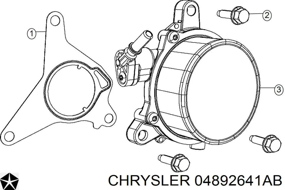 Купити 04892641AB Chrysler Вакуумний насос