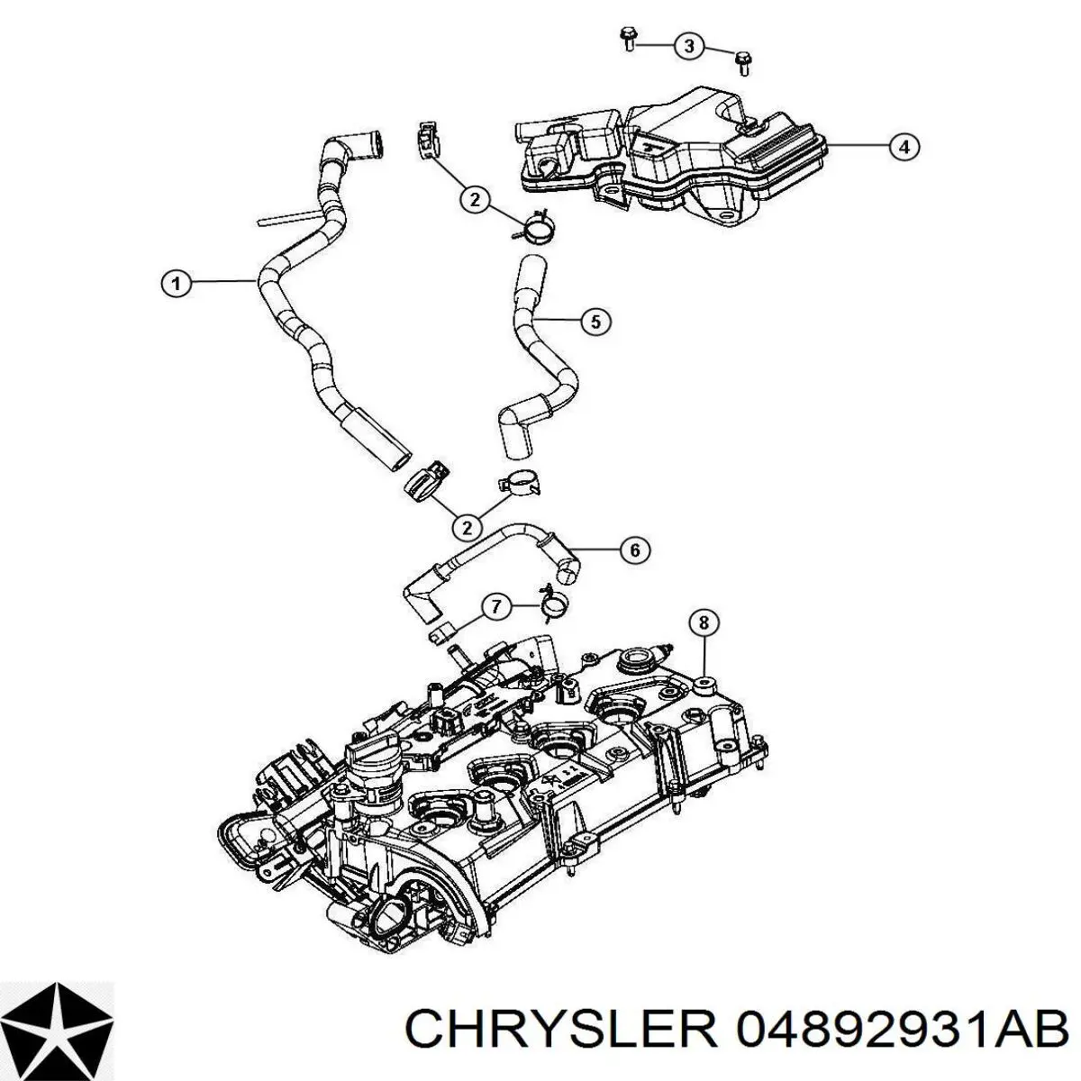  K04892931AB Fiat/Alfa/Lancia