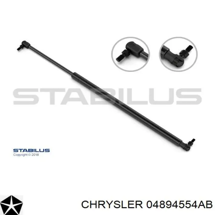Купити 04894554AB Chrysler Амортизатор двері багажника