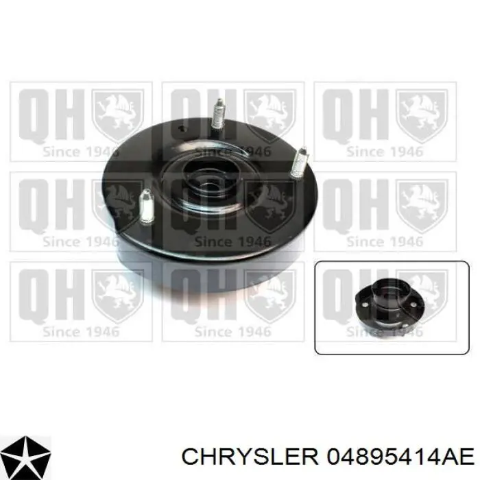 04895414AE Chrysler Опора амортизатора переднього правого