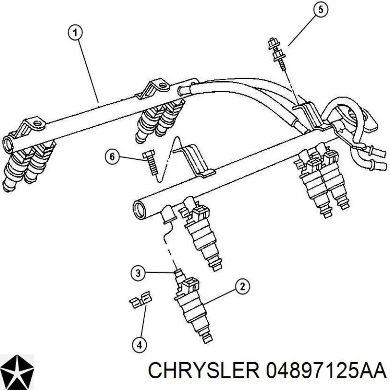 Кільце форсунки інжектора, посадочне Chrysler Cirrus (JA) (Крайслер Cirrus)