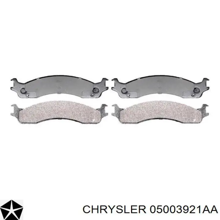 Колодки гальмівні передні, дискові 05003921AA Chrysler