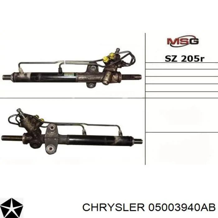 Управління рульове в зборі Chrysler 05003940AB ціна, від 110.89 USD