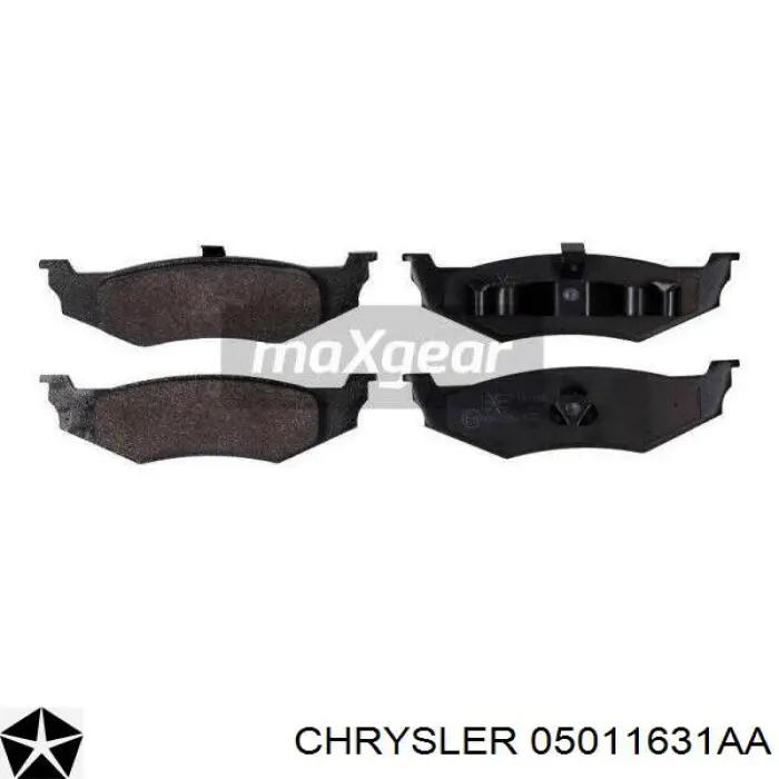 Колодки гальмові задні, дискові 05011631AA Chrysler