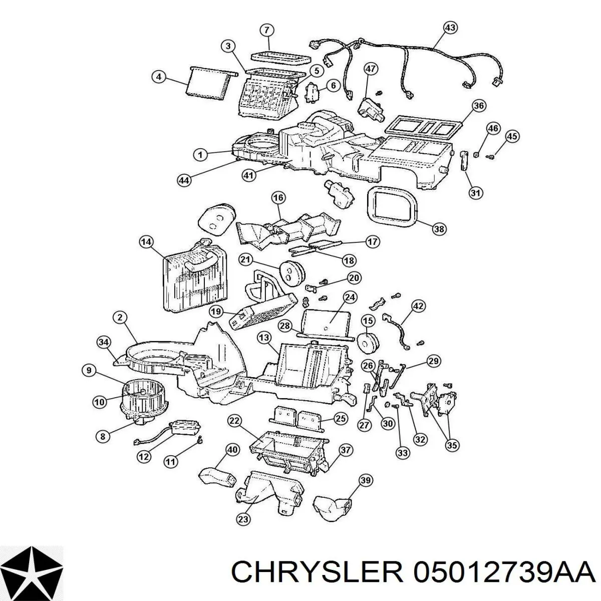  Chrysler 05012739AA ціна, від 38.01 USD