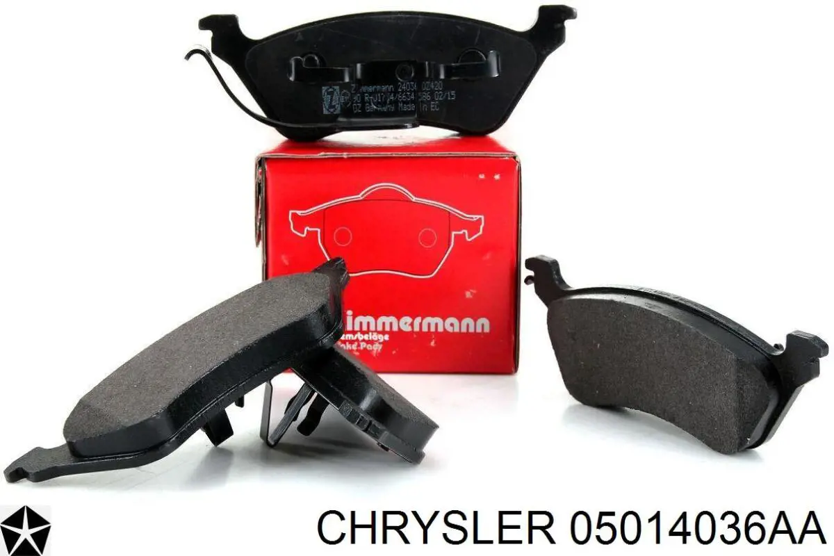 Купити 05014036AA Chrysler Задні колодки