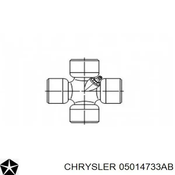 Купити 05014733AB Chrysler Хрестовина карданного валу