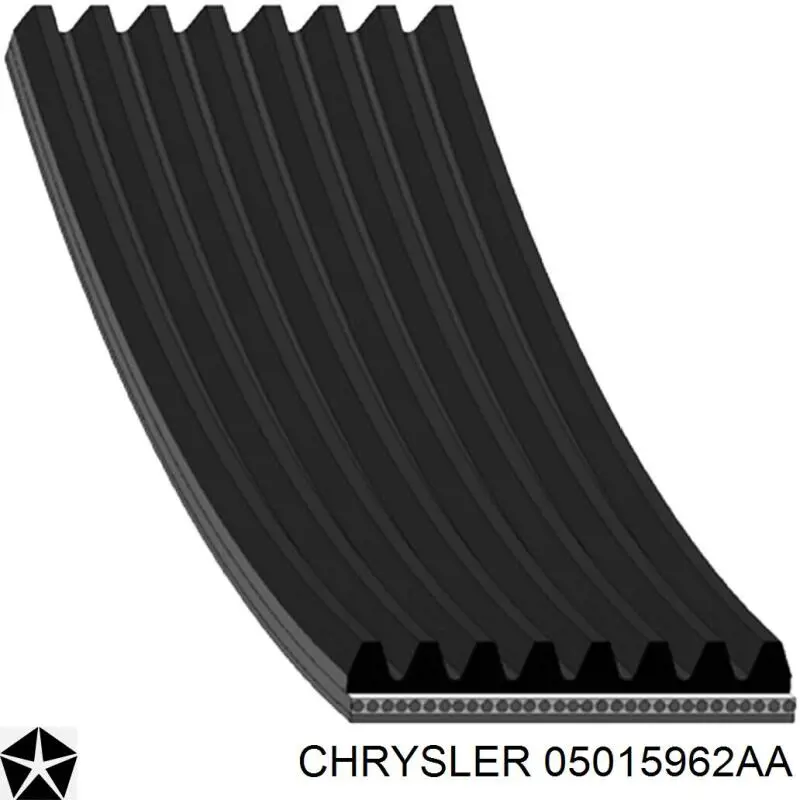 Ремінь приводний, агрегатів 05015962AA Chrysler