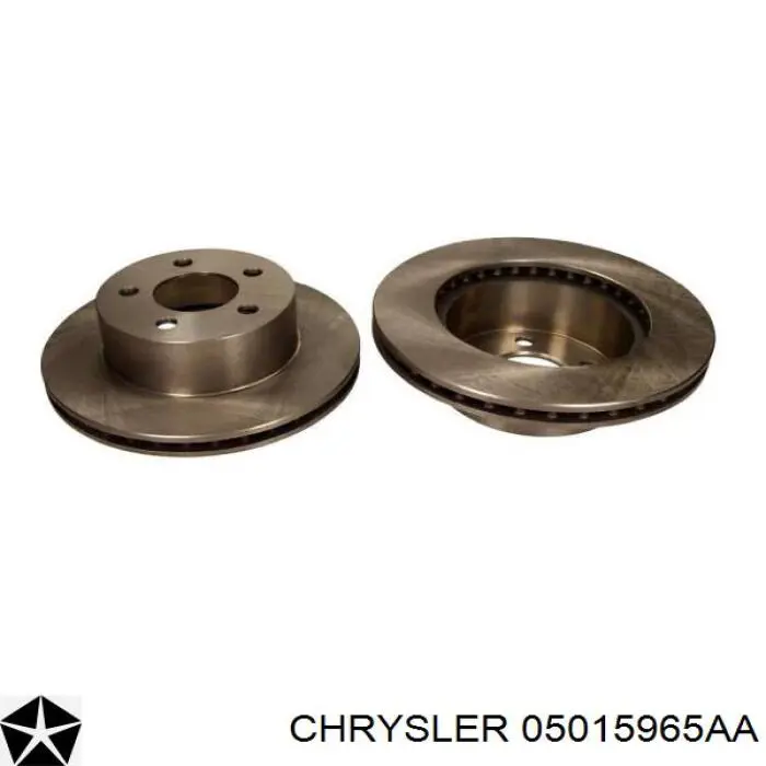 Диск переднього гальма Chrysler 05015965AA ціна, від 43.33 USD