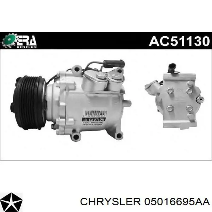 Компресор системи кондиціювання Chrysler 5016695AA ціна, від  USD