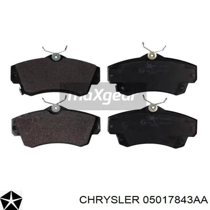 Передні тормозні колодки 05017843AA Chrysler