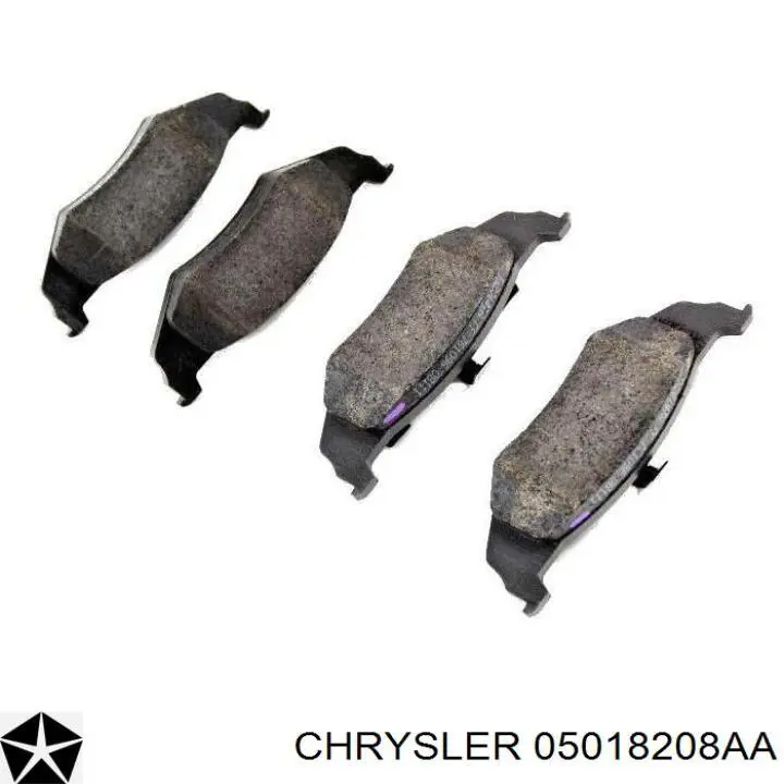 Купити 05018208AA Chrysler Задні колодки
