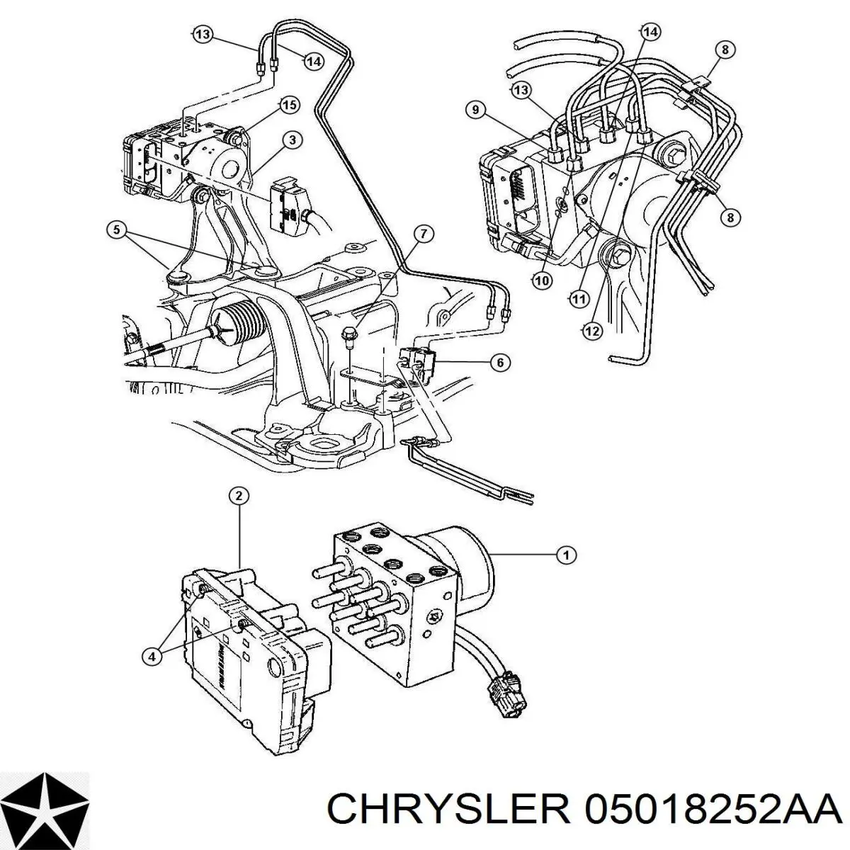 Chrysler 5018252AA ціна, від 191.58 USD
