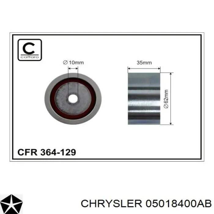05018400AA Chrysler натягувач ременя грм