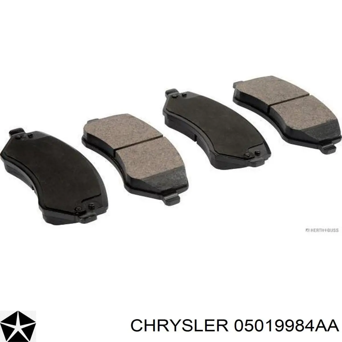 Тормозні колодки Chrysler 05019984AA