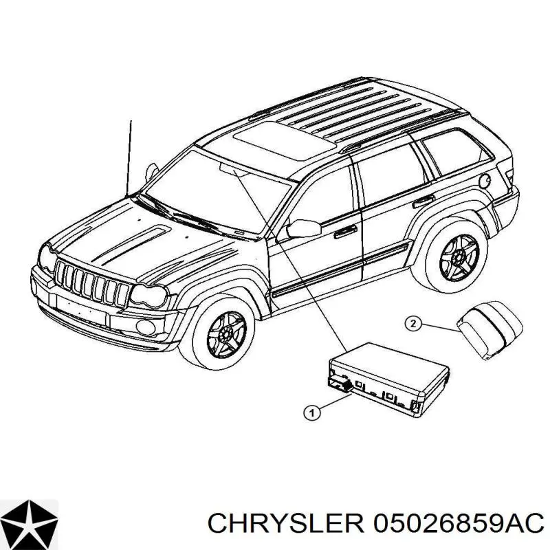  Chrysler 05026859AC ціна, від 47.81 USD