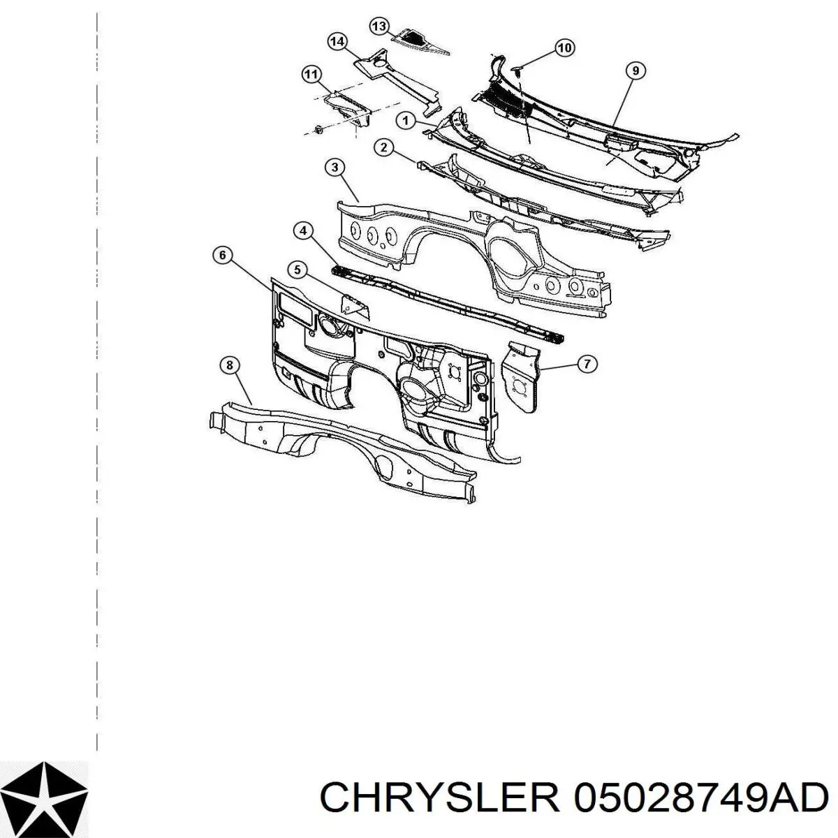  05028749AC Chrysler