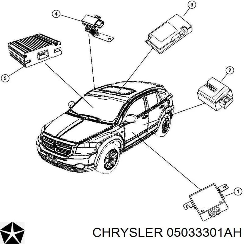 Купити 05033301AI Chrysler Модуль керування (ЕБУ) повним приводом