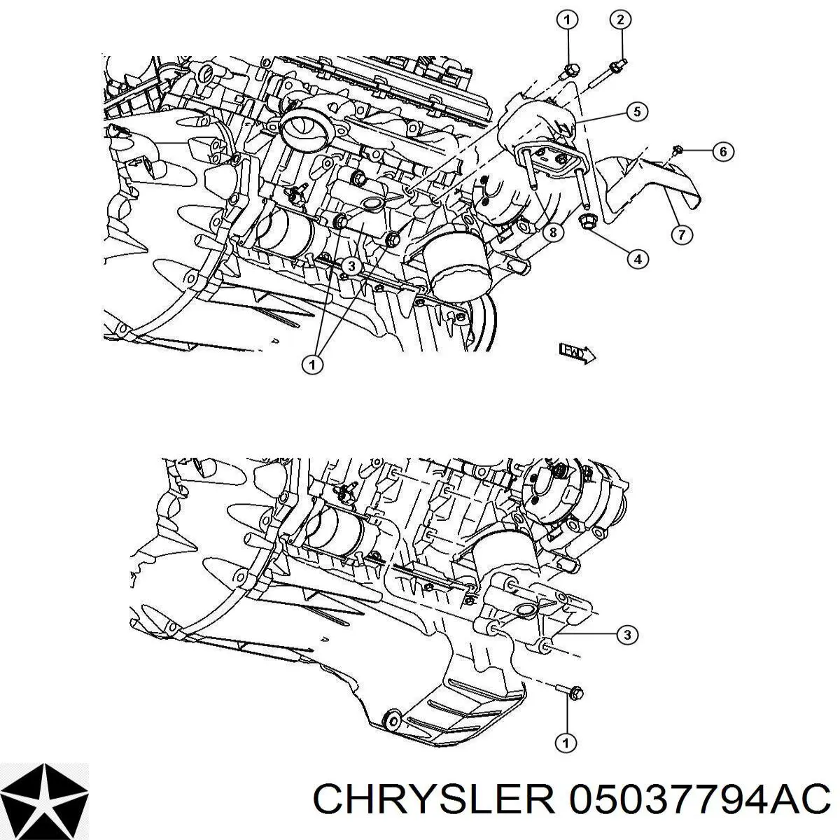  05037794AC Chrysler