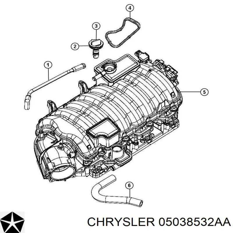 Клапан вентиляції картерних газів V501 Standard