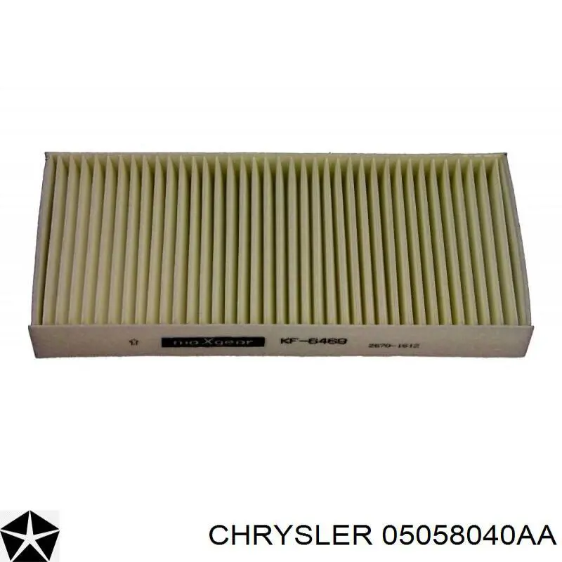 Фільтр повітряний обігрівача Chrysler 05058040AA ціна, від 5.66 USD
