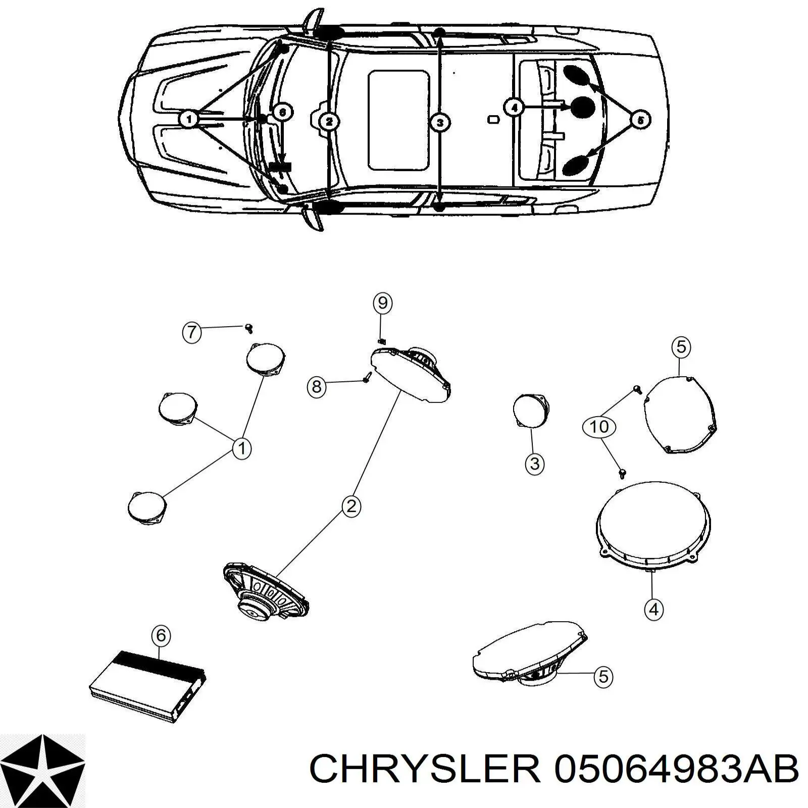  Chrysler 05064983AB ціна, від 63.34 USD