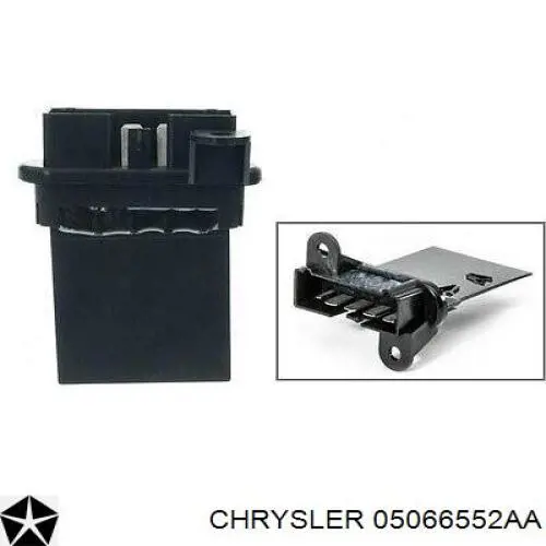 05066552AA Chrysler Регулятор оборотів пічки