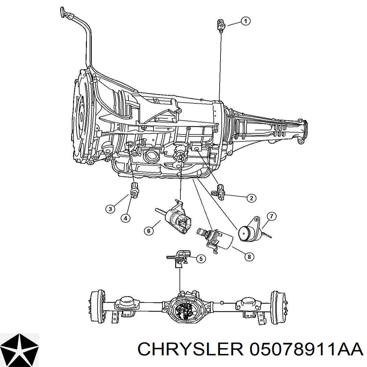  Chrysler 05078911AA