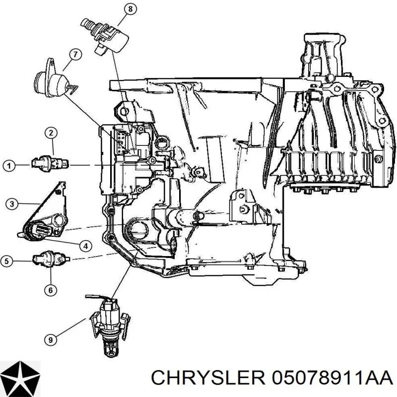  Chrysler 05078911AA ціна, від 19.13 USD