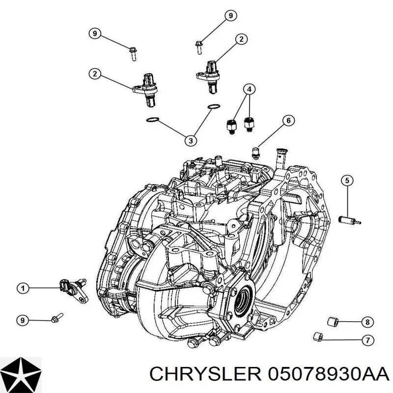 Купити K05078930AA Fiat/Alfa/Lancia 