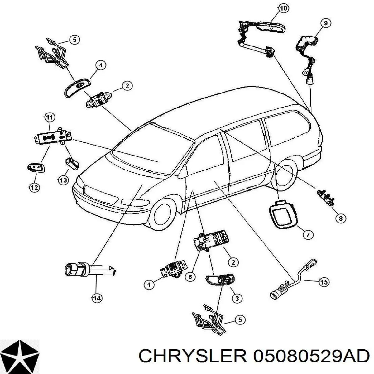  Chrysler 05080529AD