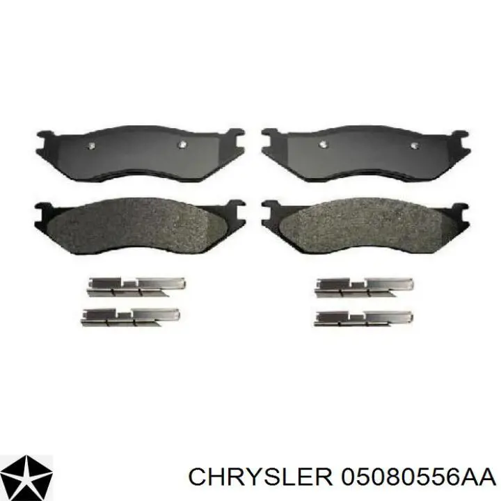 05080556AA Chrysler Передні гальмівні колодки