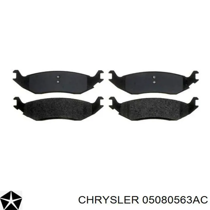Задні гальмівні колодки Chrysler 05080563AC ціна, від 23.59 USD