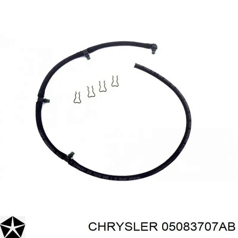 05083707AB Chrysler Трубка паливна, зворотня від форсунок