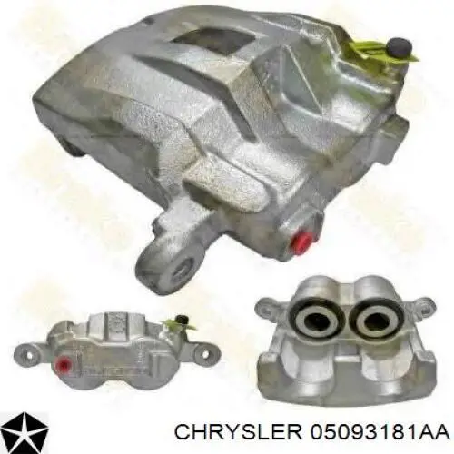 05093181AA Chrysler Супорт гальмівний, передній, лівий