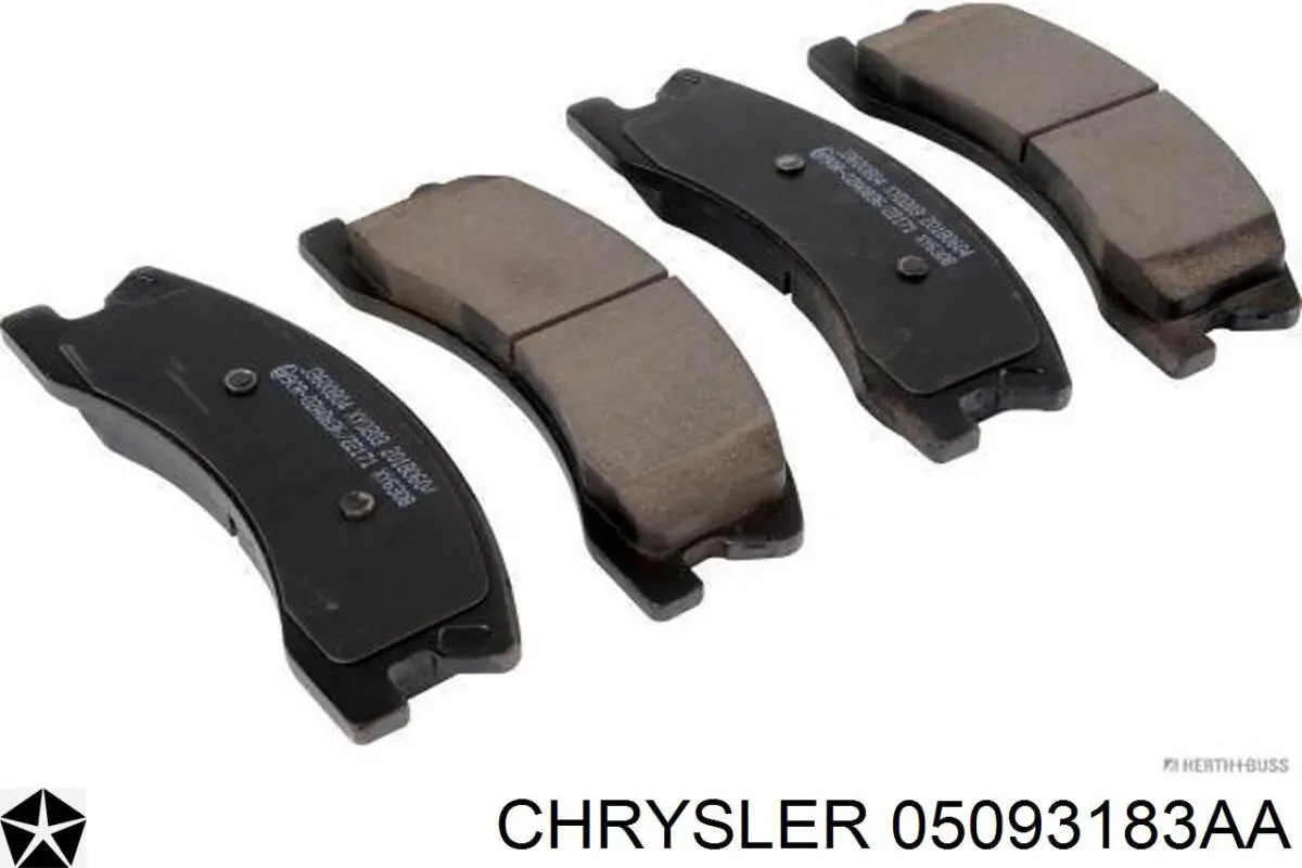 Купити 05093183AA Chrysler Колодки гальмівні передні, дискові