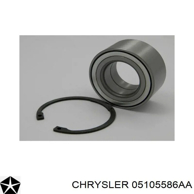 Комплект підшипник маточини передньої Chrysler 05105586AA ціна, від 24.70 USD