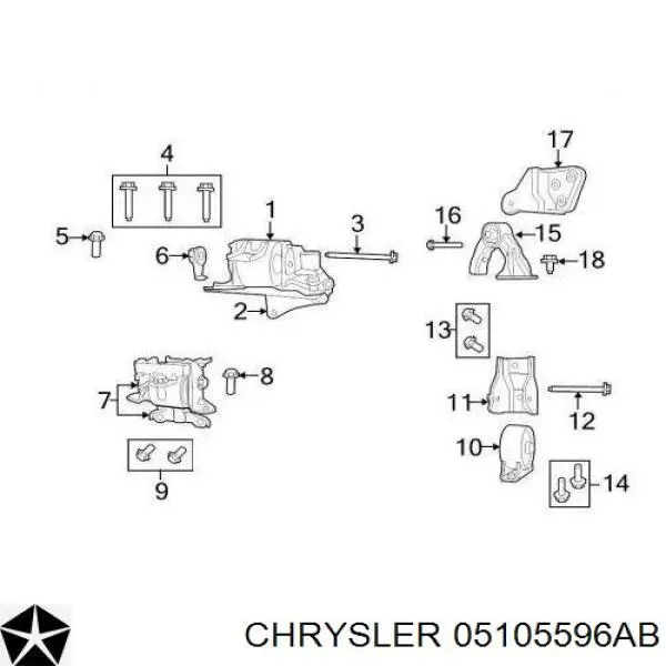  K05105596AB Fiat/Alfa/Lancia