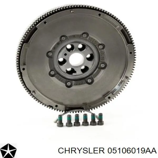 Купити 05106019AA Chrysler Маховик із зубчастим ободом в зборі
