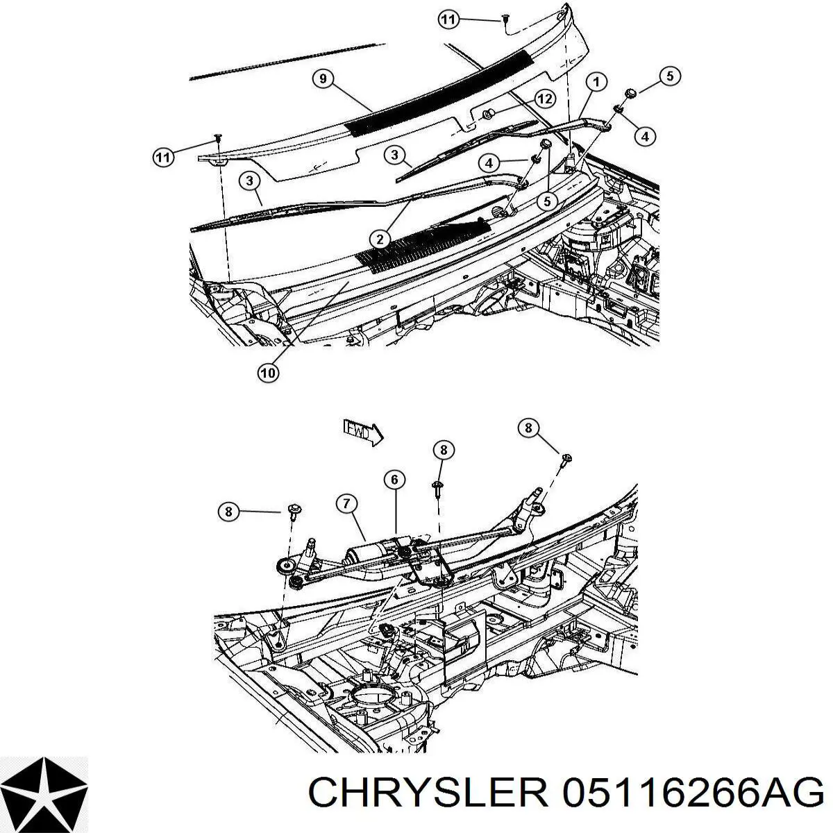 Купити 5116266AG Chrysler 