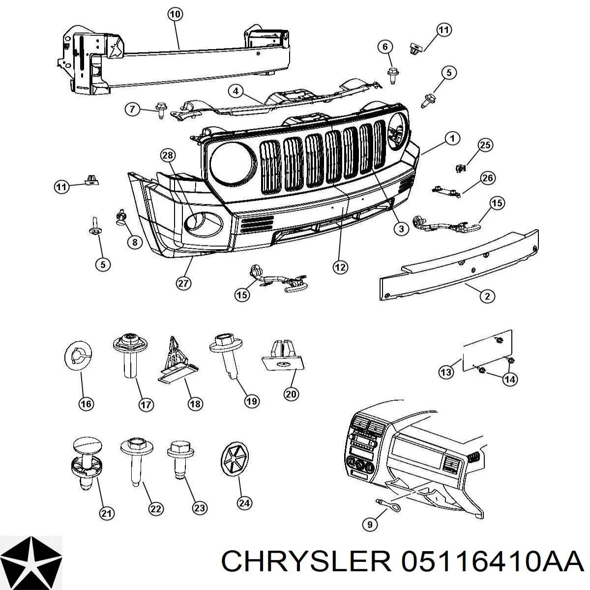 5116410AA Chrysler 
