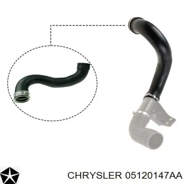 05120147AA Chrysler Трубка, що нагнітається