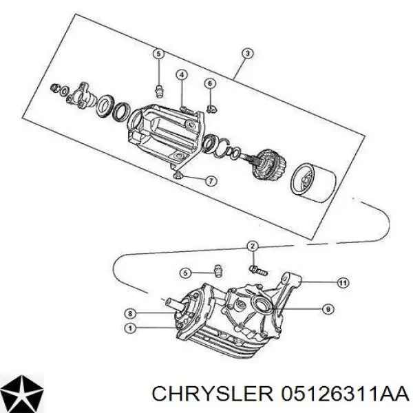  05126311AA Chrysler