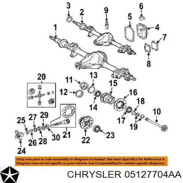 Сальник редуктора заднього моста A0249974747 Mercedes