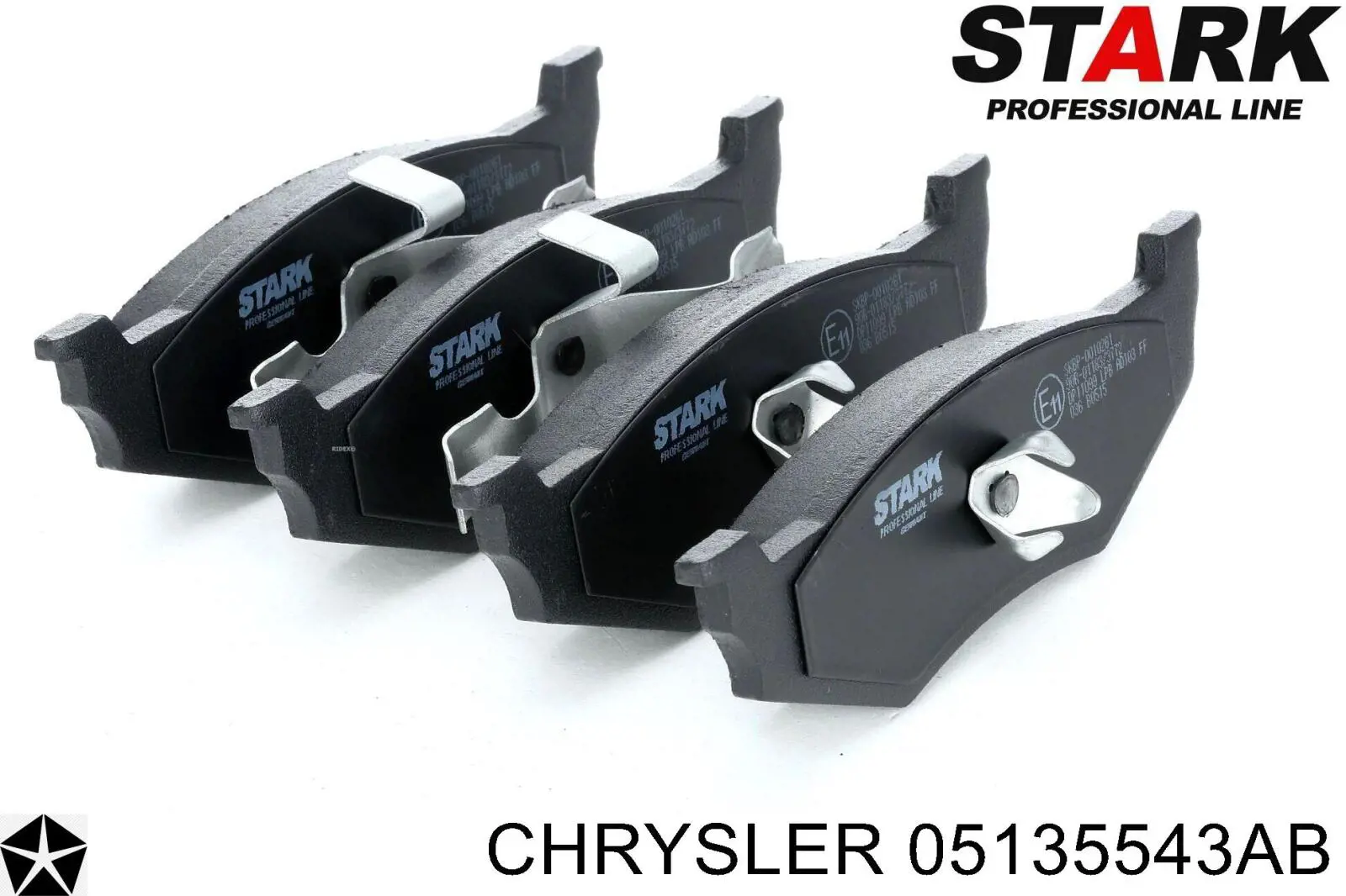 Задні гальмівні колодки Chrysler 05135543AB ціна, від 23.33 USD