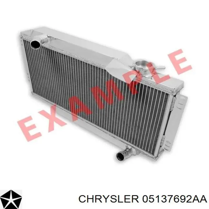 05137692AA Chrysler радіатор охолодження двигуна